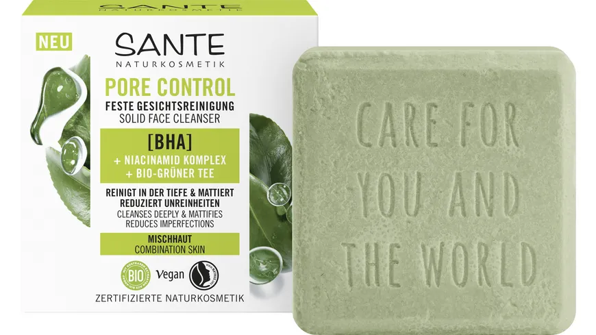 SANTE Pore Control Gesichtsreinigung Fest 60 g
