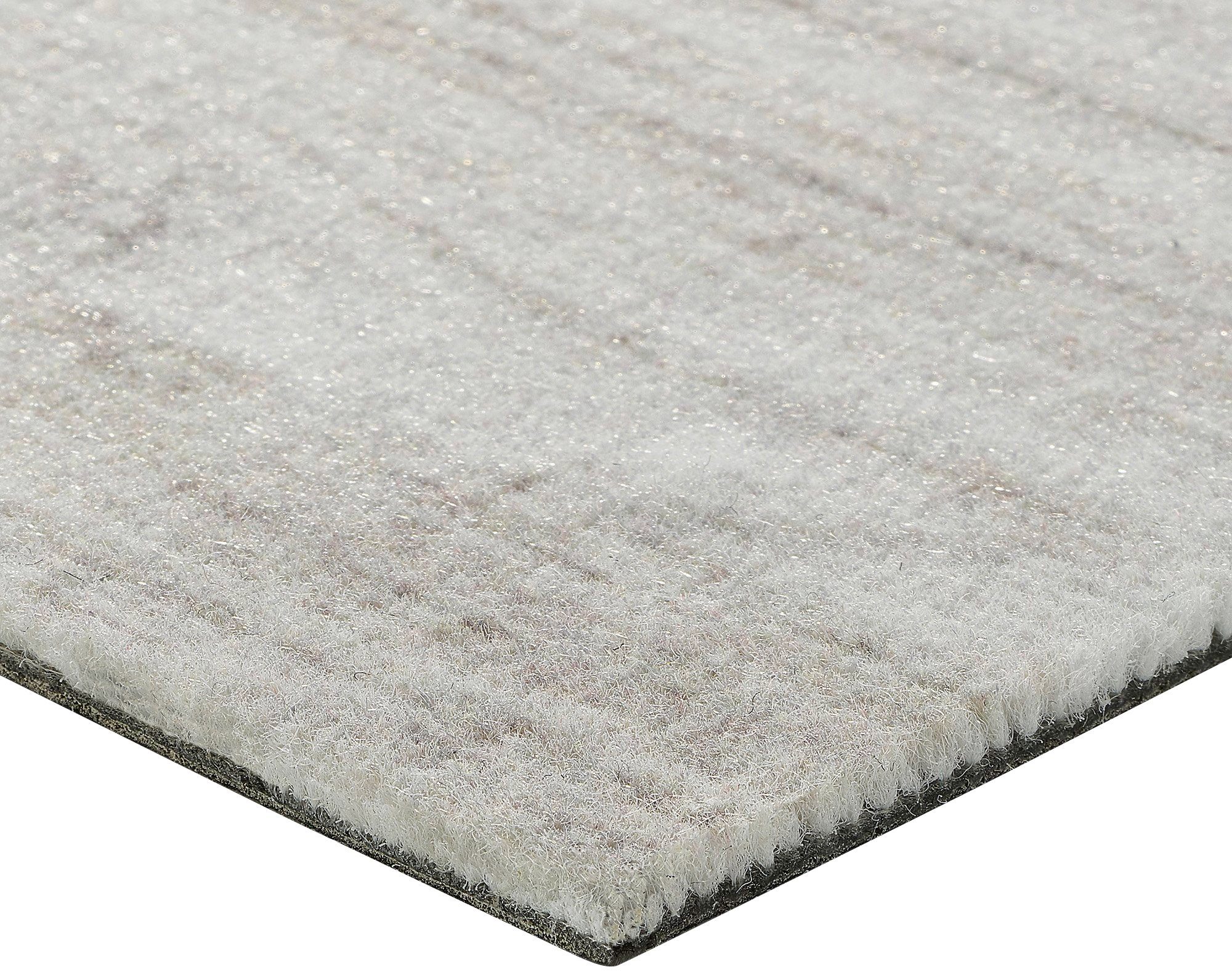 Teppichfliese Velour Holzoptik Eiche hell-grau, Infloor, rechteckig, Höhe: 6 mm, 14 Stück, 4 m², 25 x 100 cm, selbsthaftend, für Stuhlrollen geeignet