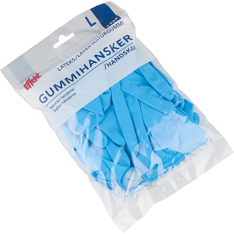 Effekt Gummihanske 3 par L Effekt