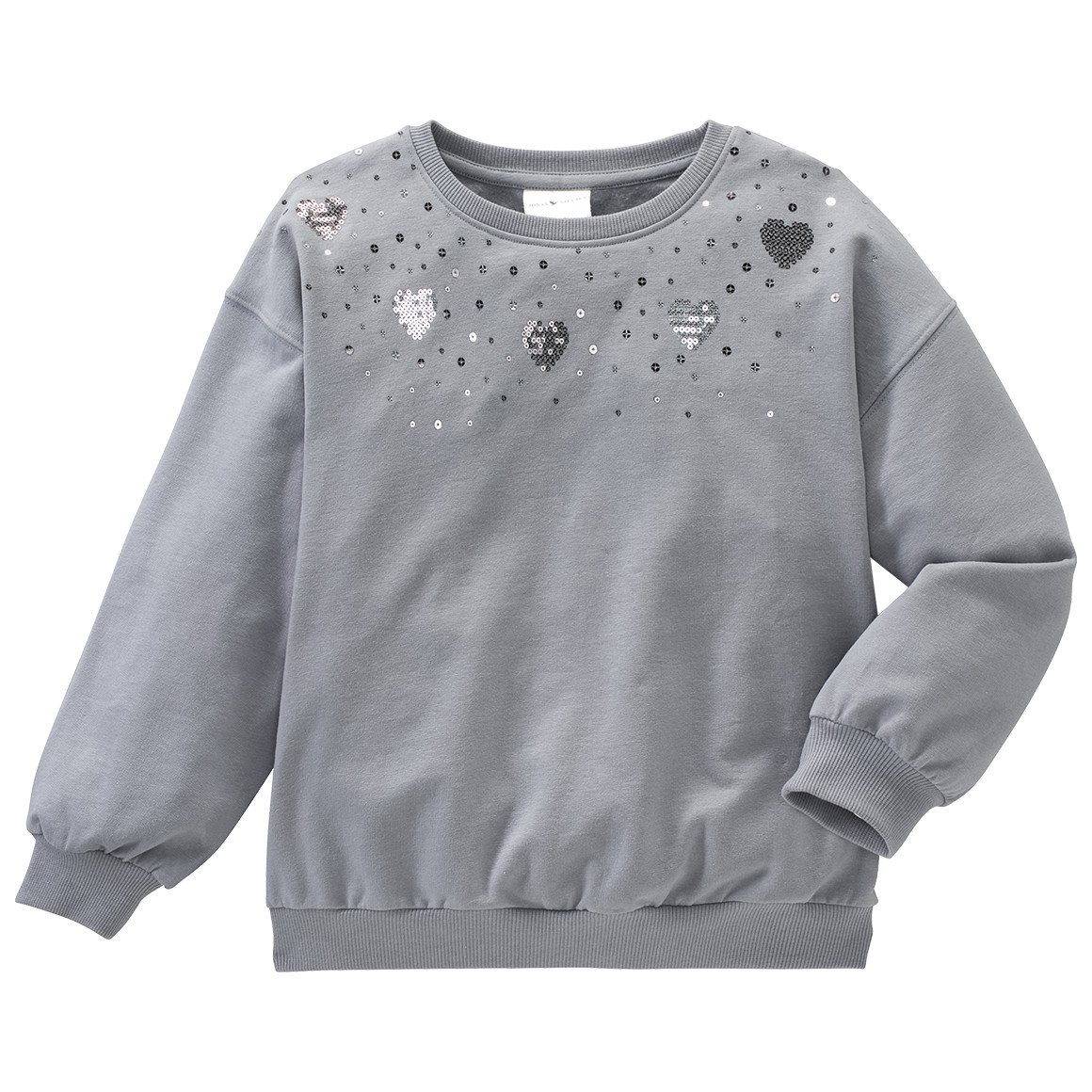 Mädchen Sweatshirt mit Pailletten