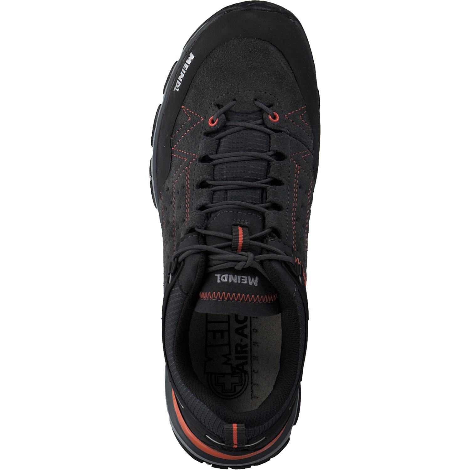 Meindl Ontario GTX 3938, Trekkingschuhe, Herren, Schwarz/Orange