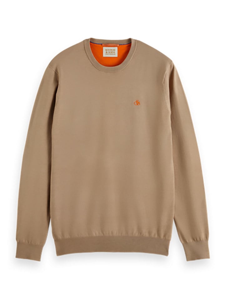 Scotch & Soda Pullover in Hellbraun günstig kaufen