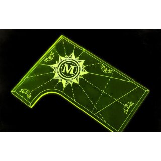 Malifaux movement ruler generic yellow