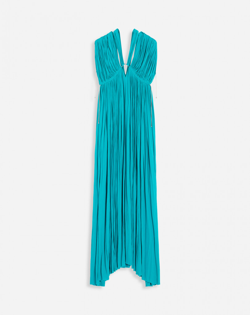 ROBE LONGUE PLISSÉE