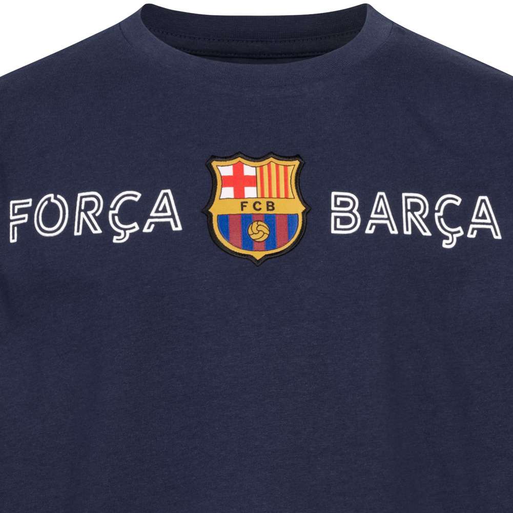 FC Barcelona Forca Barca Kinder T-Shirt FCB-3-343C