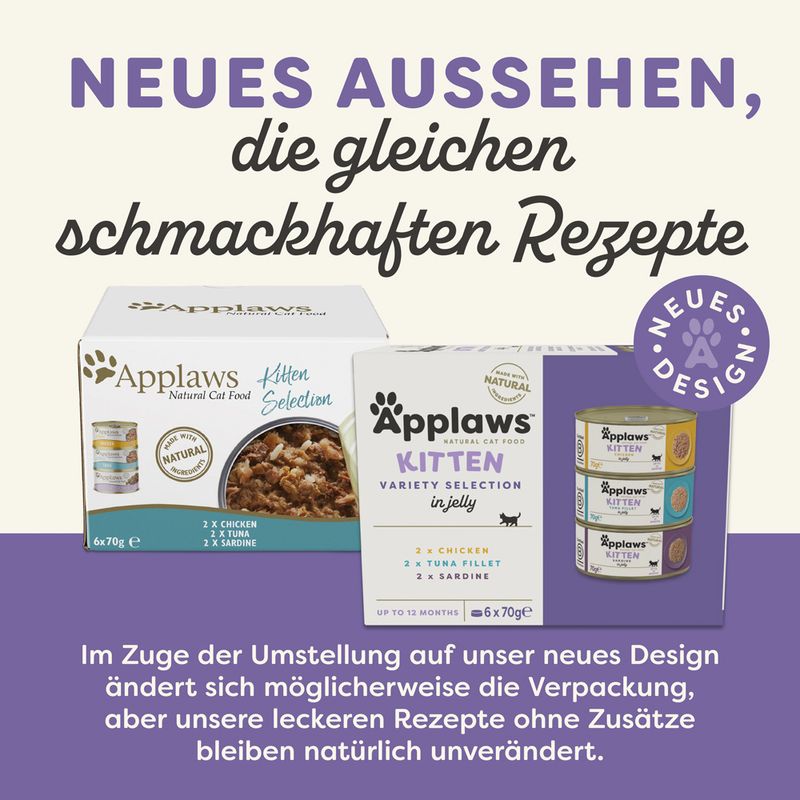 Sparpaket Applaws Kitten 24 x 70 g zu TOP-Preisen