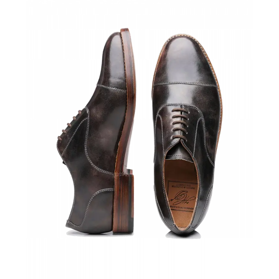 Heinrich Dinkelacker - Businessschuhe Oxford LONDON CAPTOE TC Toscana calf - grau