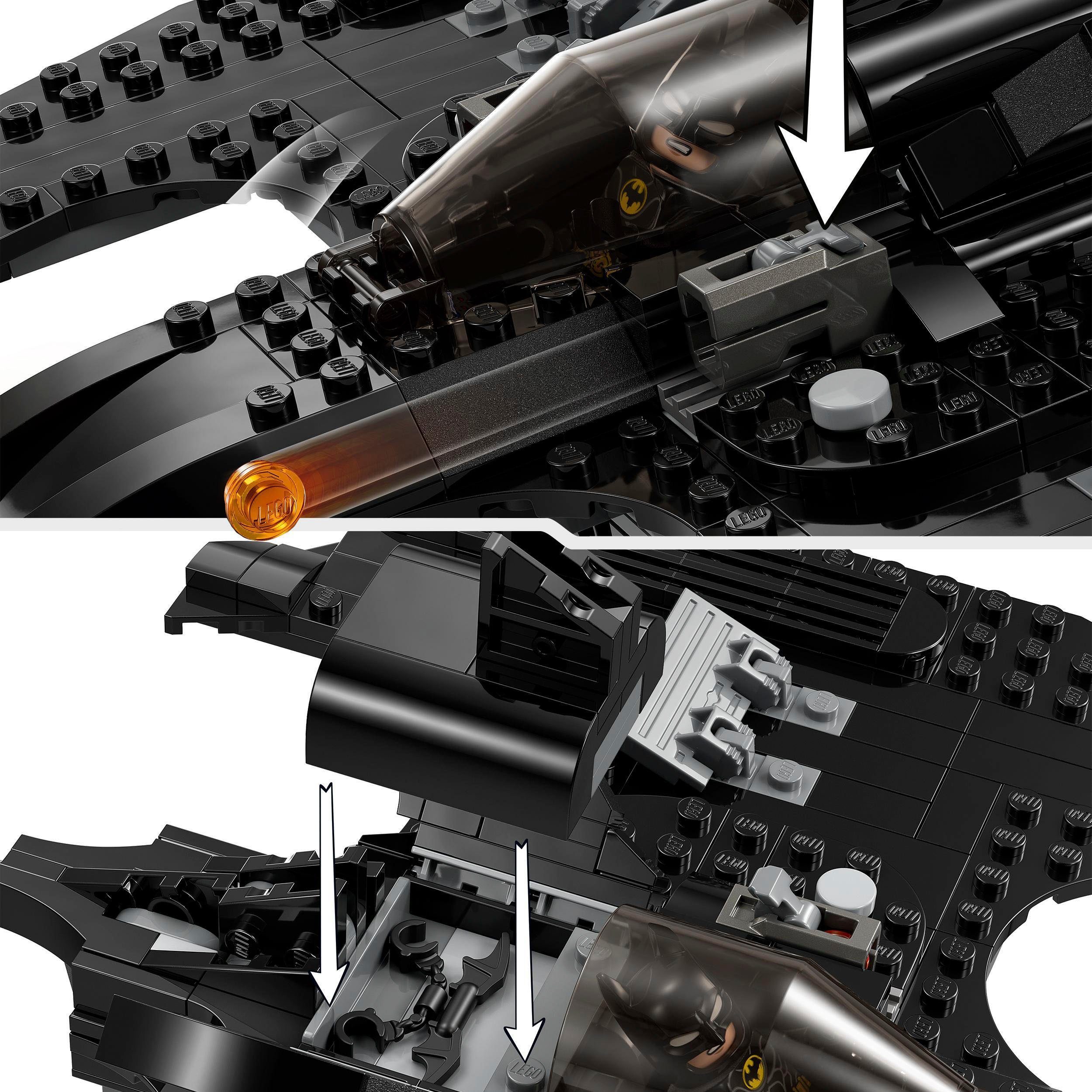 LEGO® Konstruktionsspielsteine Batwing: Batman vs. The Joker (76265), LEGO® DC, (357 St), Made in Europe