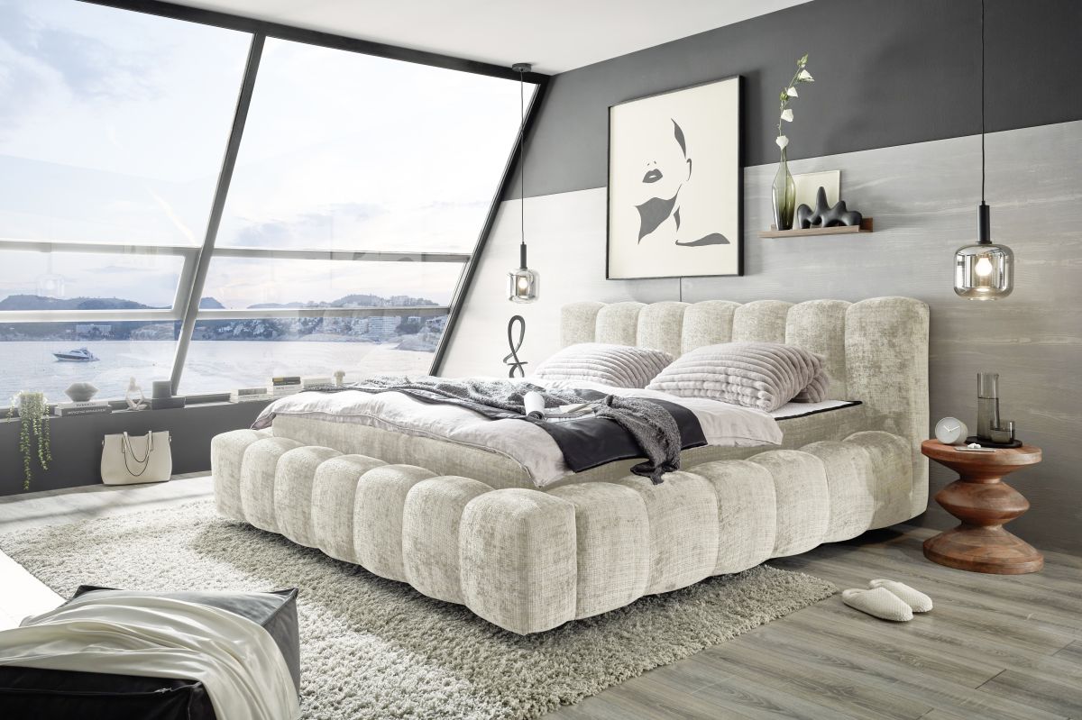 Polsterbett Bexley Grau
