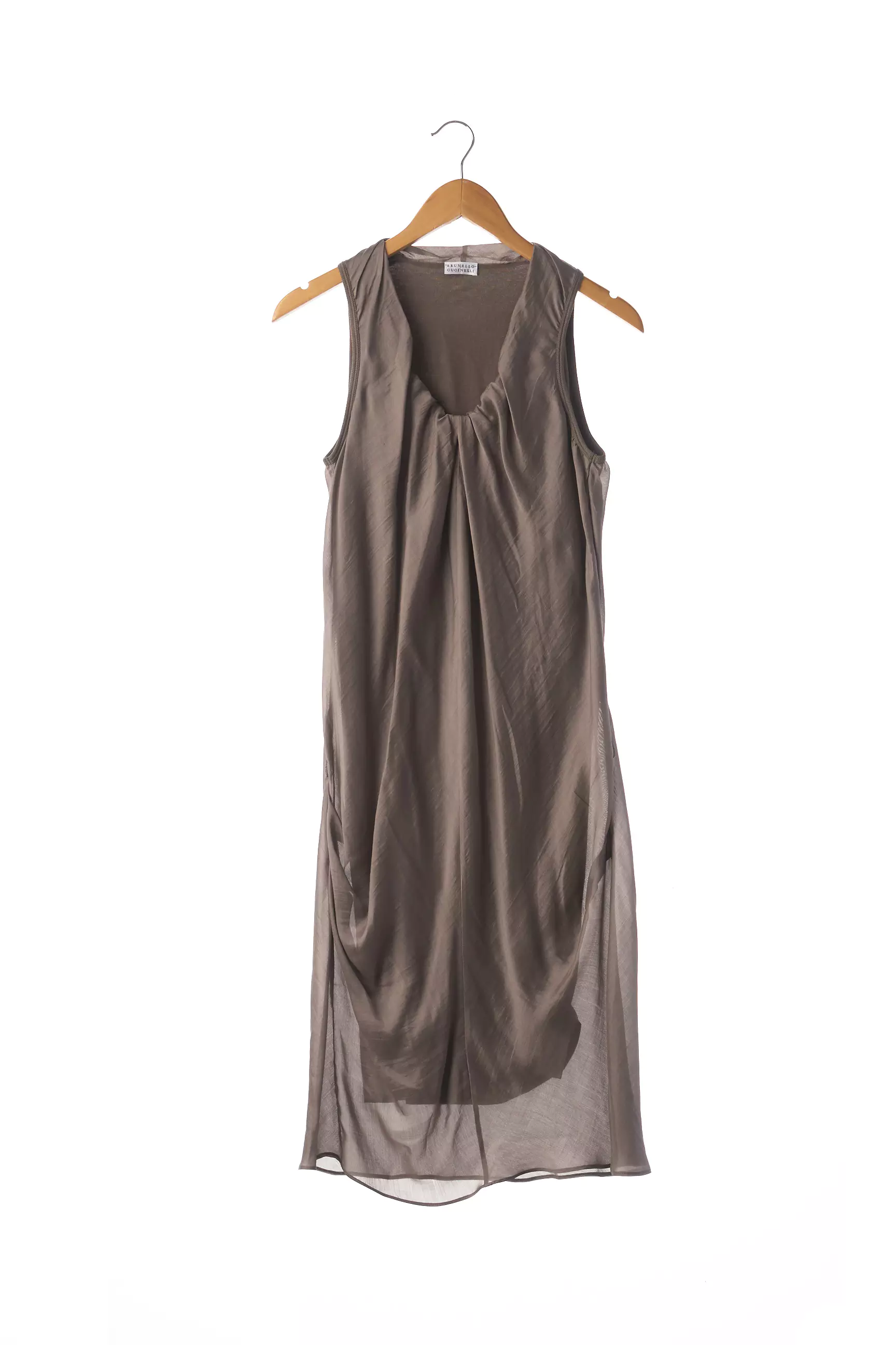 Brunello Cucinelli Robes Mi Longues Femme couleur gris