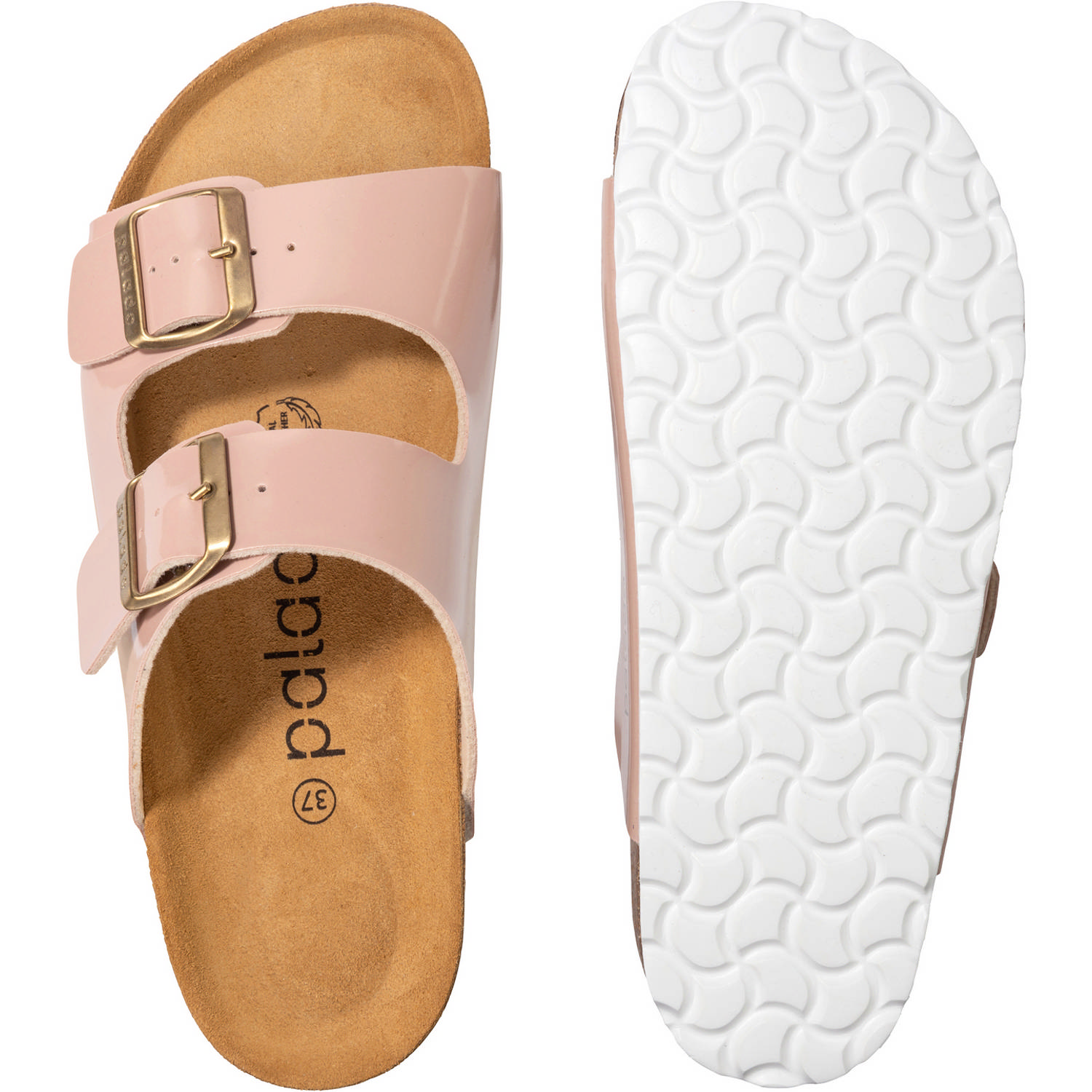 Palado Korfu PF, Pantoletten, Damen, Rosa Lack