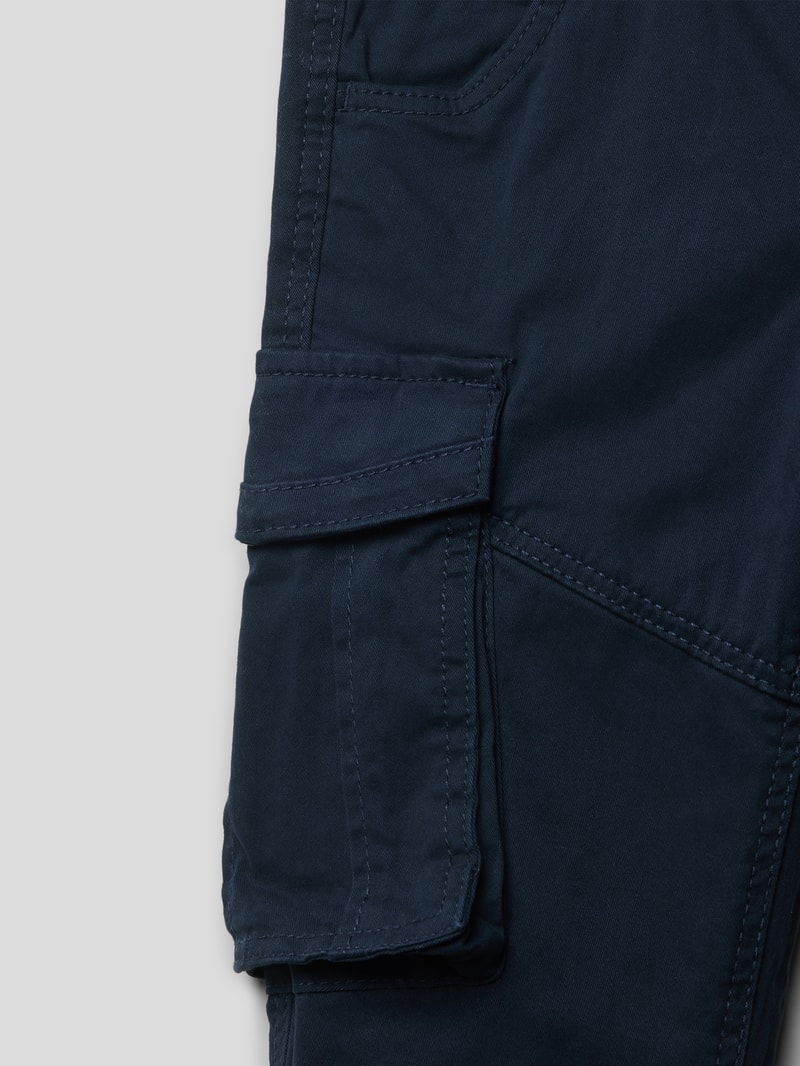 Cargohose mit Stretch-Anteil in marineblau