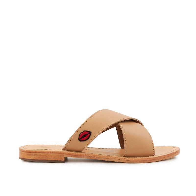 Sandales en cuir Marcella Nude