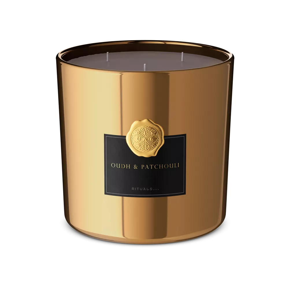 Bougie parfumée de luxe The Ritual of Oudh, format moyen XL, 1000 g