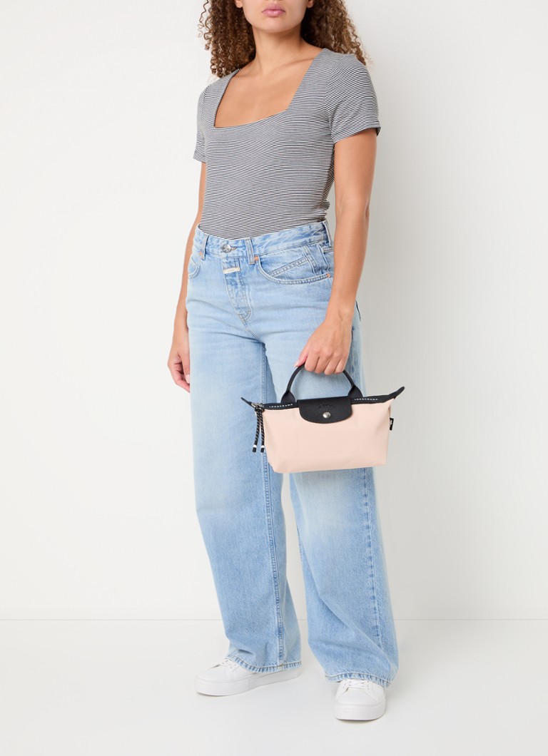 Geantă Longchamp Le Pliage Energy cu detalii din piele