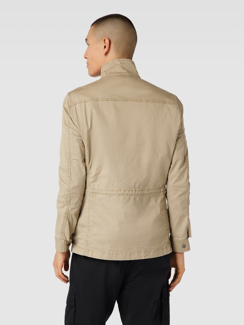 Jacke mit Stehkragen Modell 'TAWNY' in beige