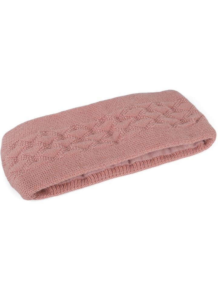 styleBREAKER Strick Stirnband in Altrose günstig kaufen onesize