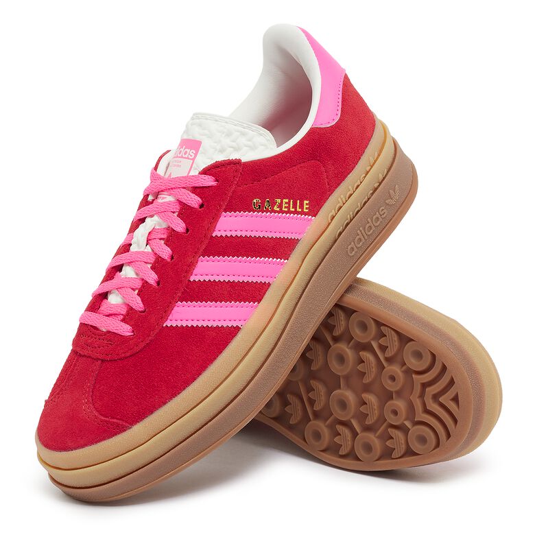 adidas Originals Wmns Gazelle Bold collegiate red/lucid pink/core white