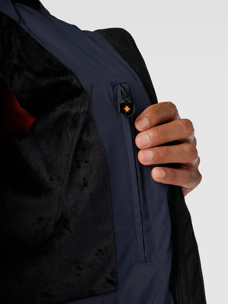 Funktionsjacke mit Zweiwege-Reißverschluss Modell 'CARMENERE' in marineblau