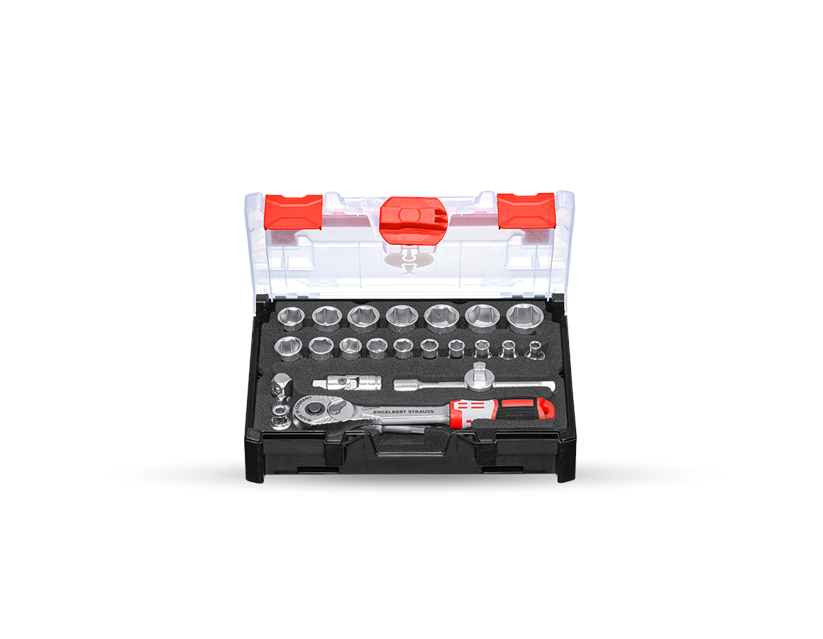 Steckschlüssel-Satz pro 3/8 in STRAUSSbox mini