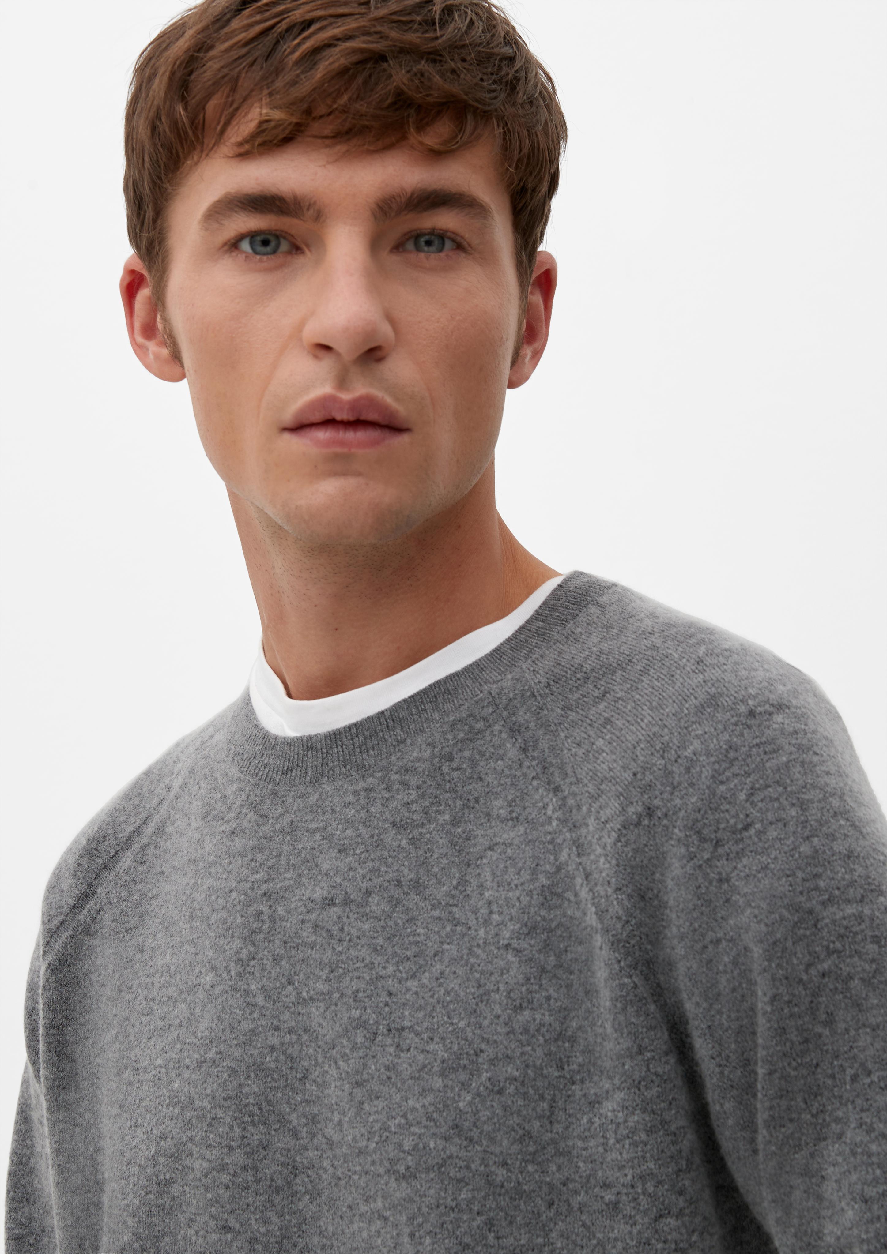 Feinstrick-Pullover aus Wollmix  2124531-9730