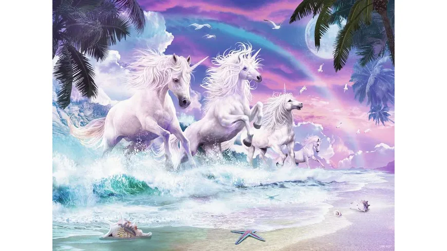 Ravensburger Puzzle - Einhörner am Strand, 150 XXL Teile