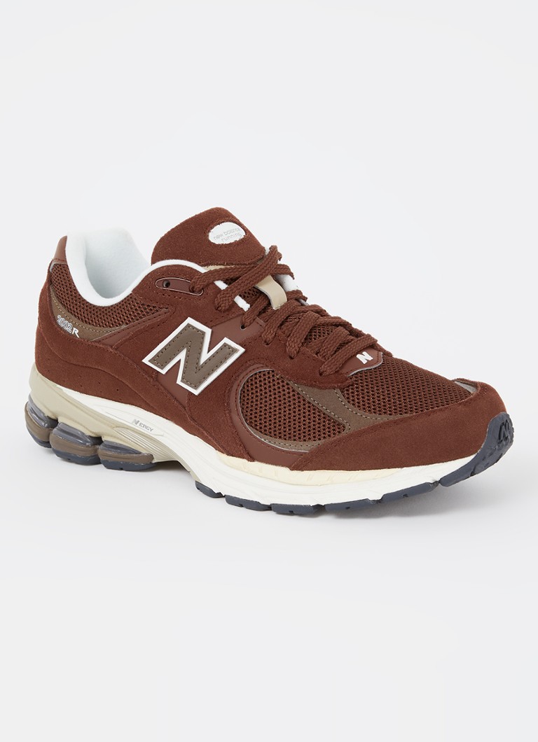 New Balance 2002R – buty sportowe z siateczki z detalami ze zamszu