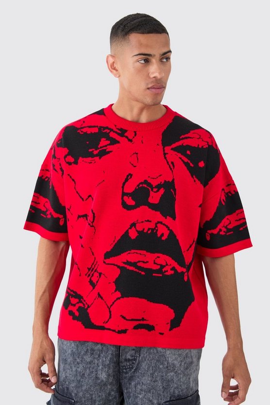 Oversize T-Shirt mit Print