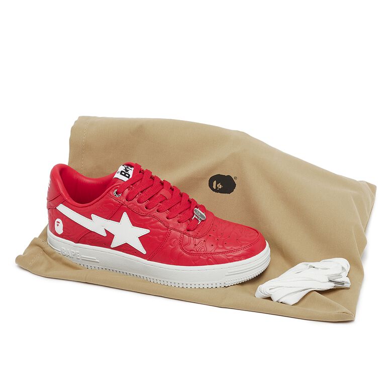 A Bathing Ape Bape Sta #3 L red