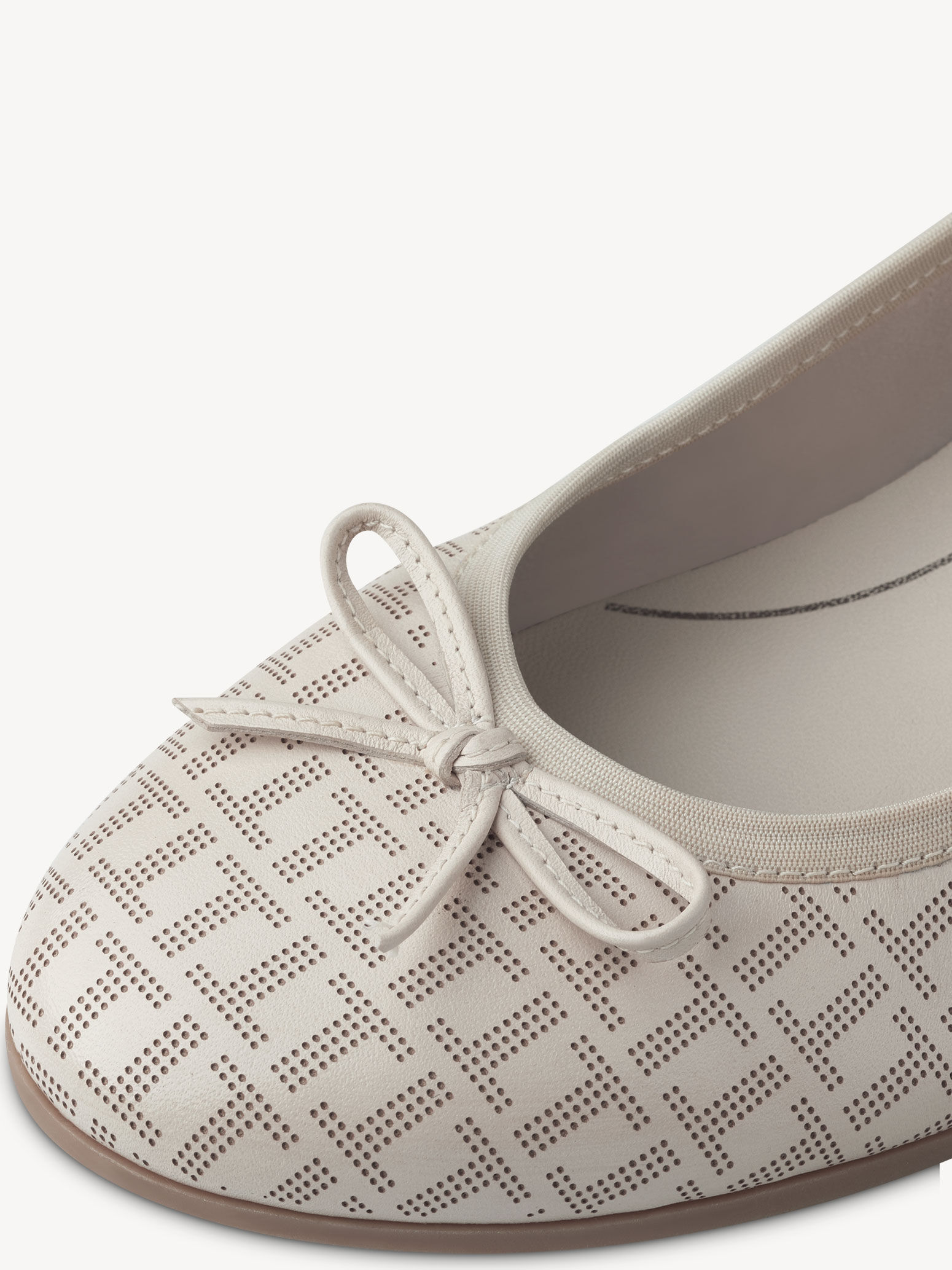 Ballerine en cuir - beige
