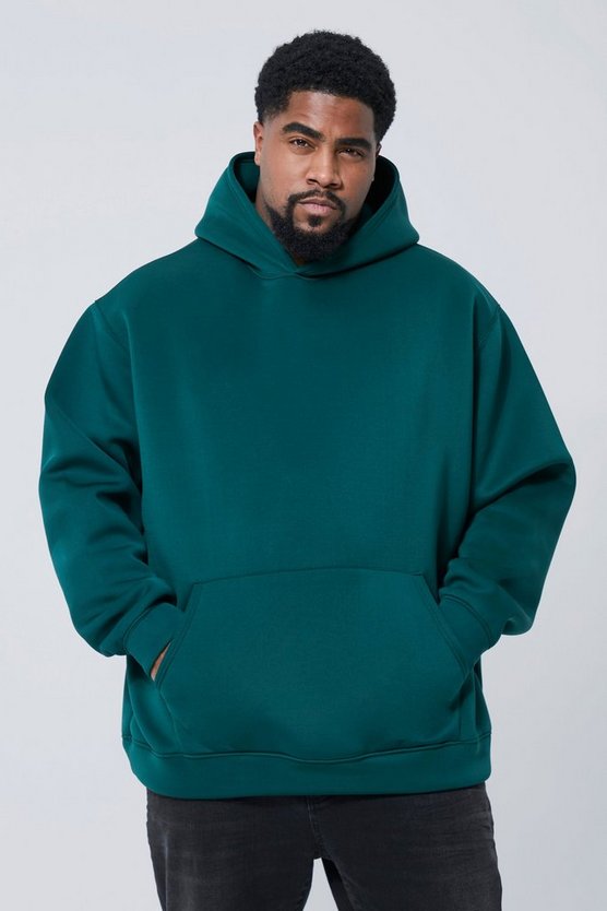 Plus Oversize Scuba Hoodie