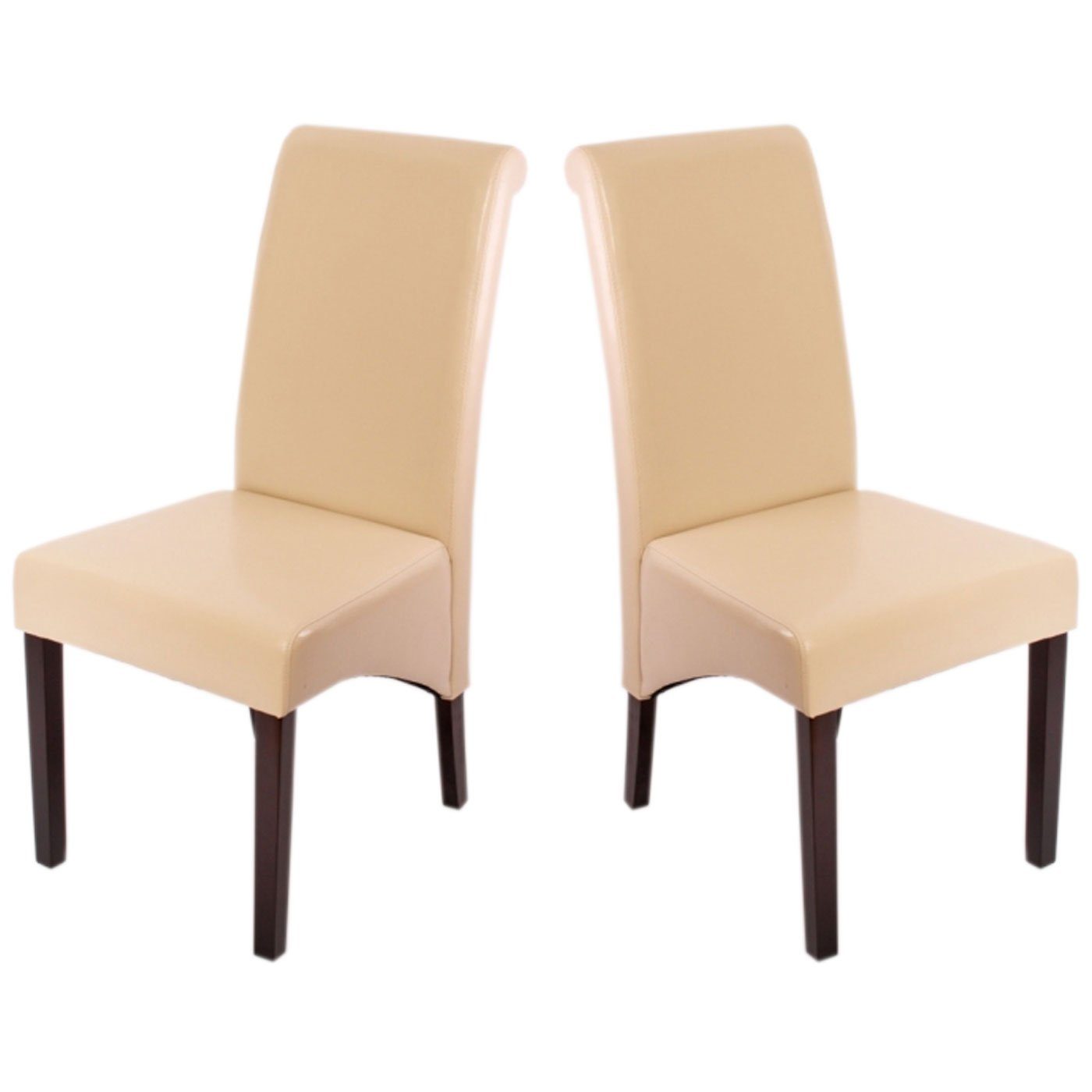 MCW Esszimmerstuhl Cesena-2 (Set, 2 St), 2er-Set, Abgerundete Ecken und Kanten, Bequeme Sitzpolsterung