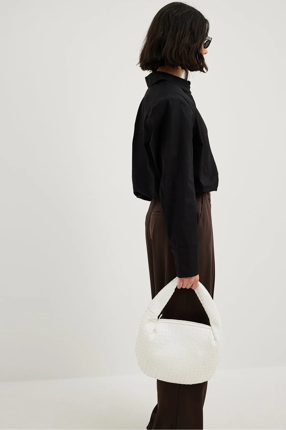 NA-KD  Handtasche - Weiß - Unifarben