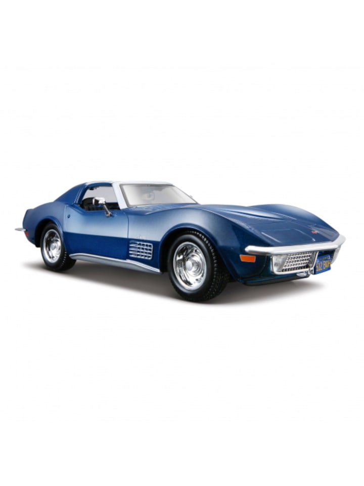 Maisto Chevrolet Corvette 70 (blau, Maßstab 1:24) in mehrfarbig günstig kaufen onesize
