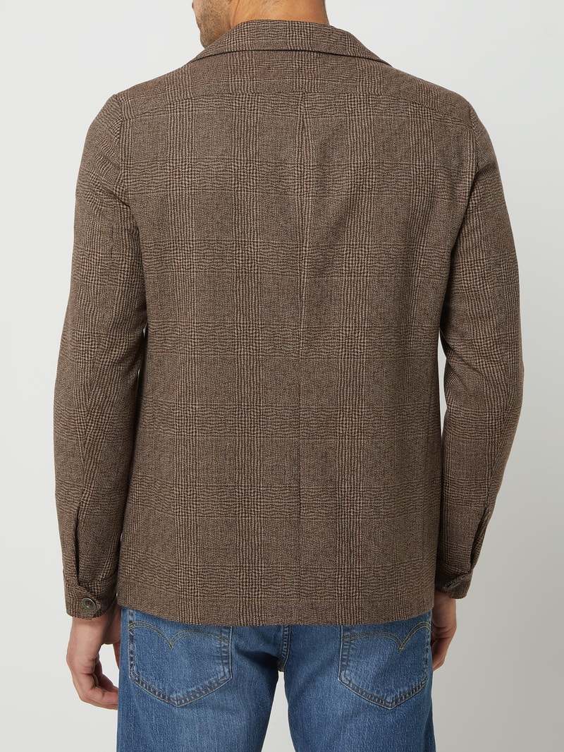 Oversized Sakko aus Schurwolle - 'Savile Row' in mittelbraun