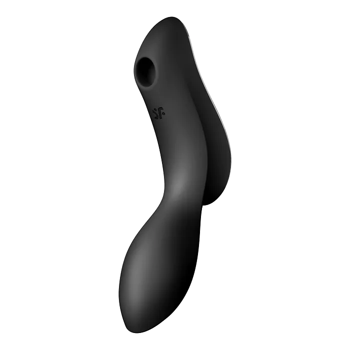 „Satisfyer Curvy Massager TrinityBlack“ intymios higienos masažuoklis