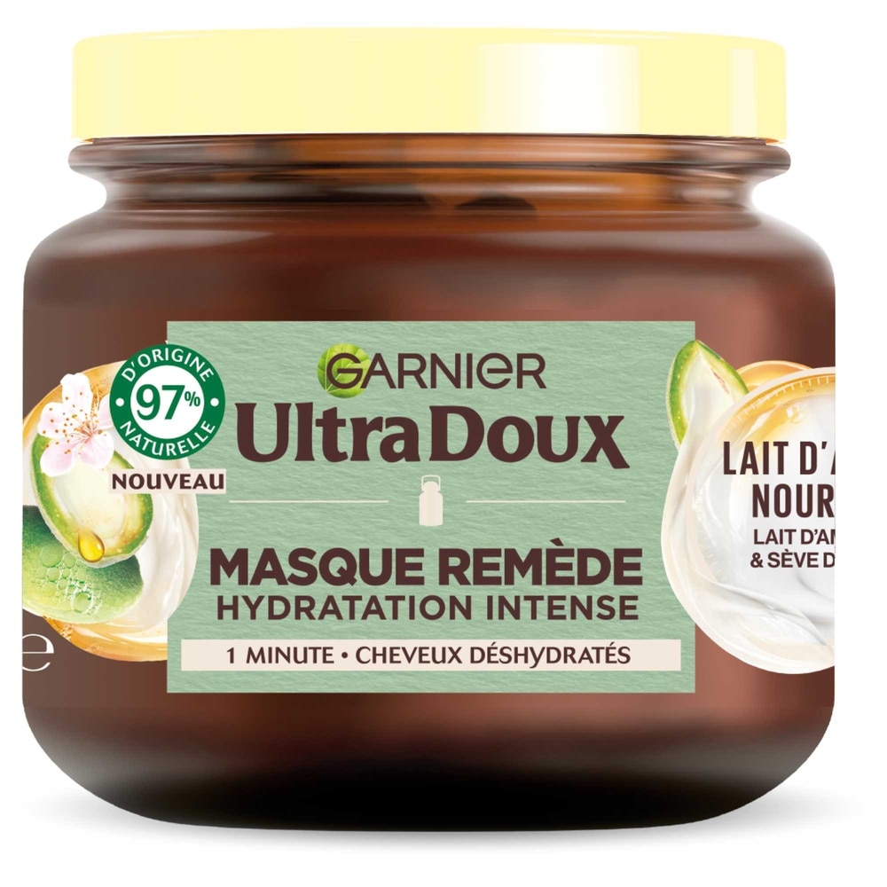 garnier Ultra Doux Lait d'Amande Nourricier Masque Remède Hydratant Intense Lait d'Amande Nourricier