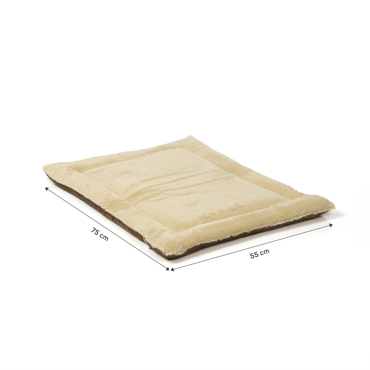 Wallace & Jones Hundebetten Wallace & Jones gepolsterte Plüsch Wendedecke Leeds M