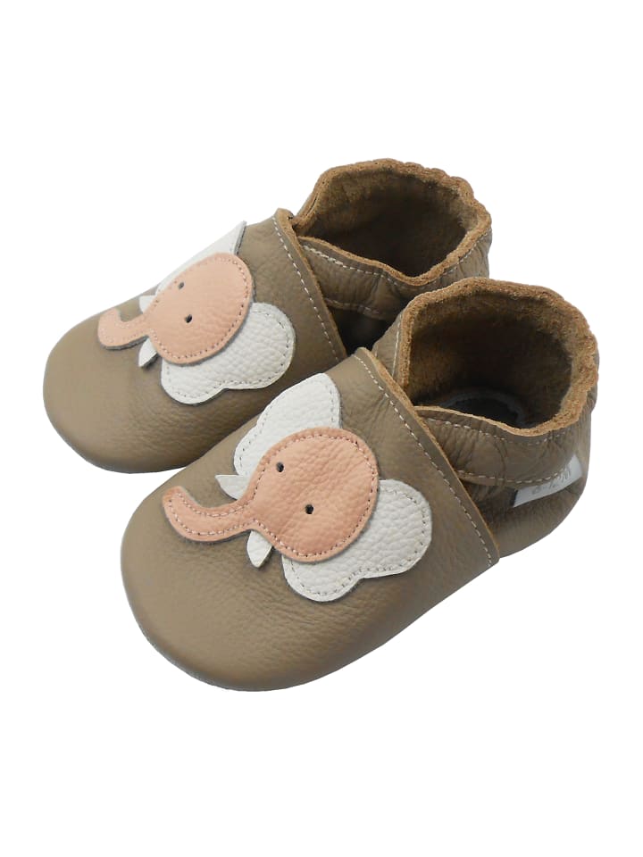 Yalion Baby Leder-Krabbelschuhe 