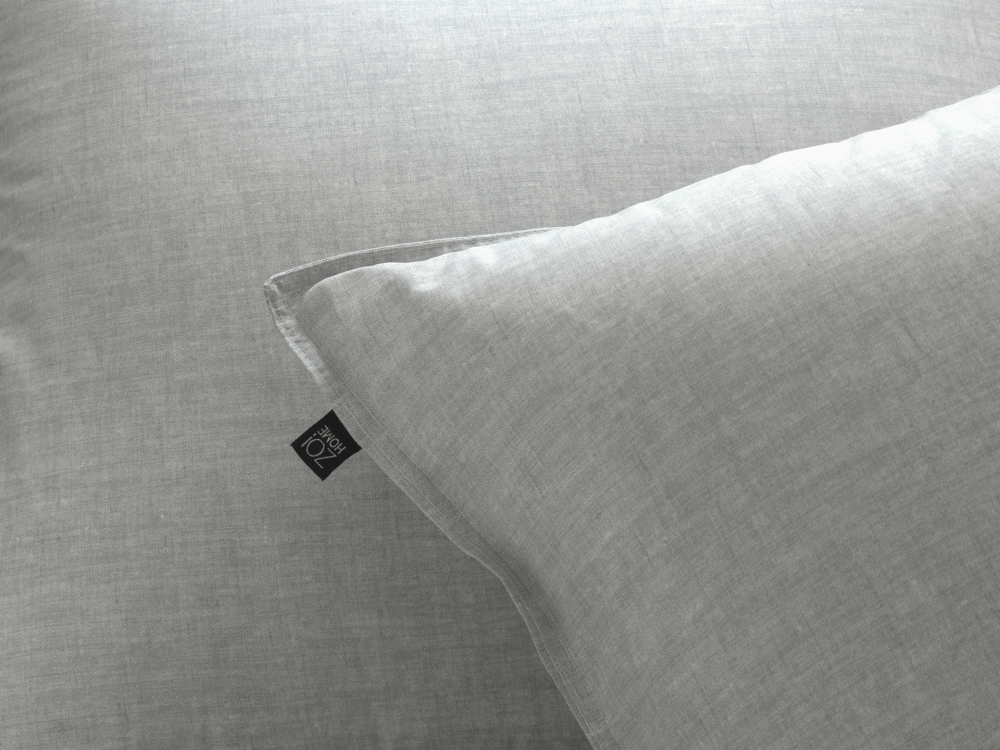 Kissenbezug Lino dove grey Uni