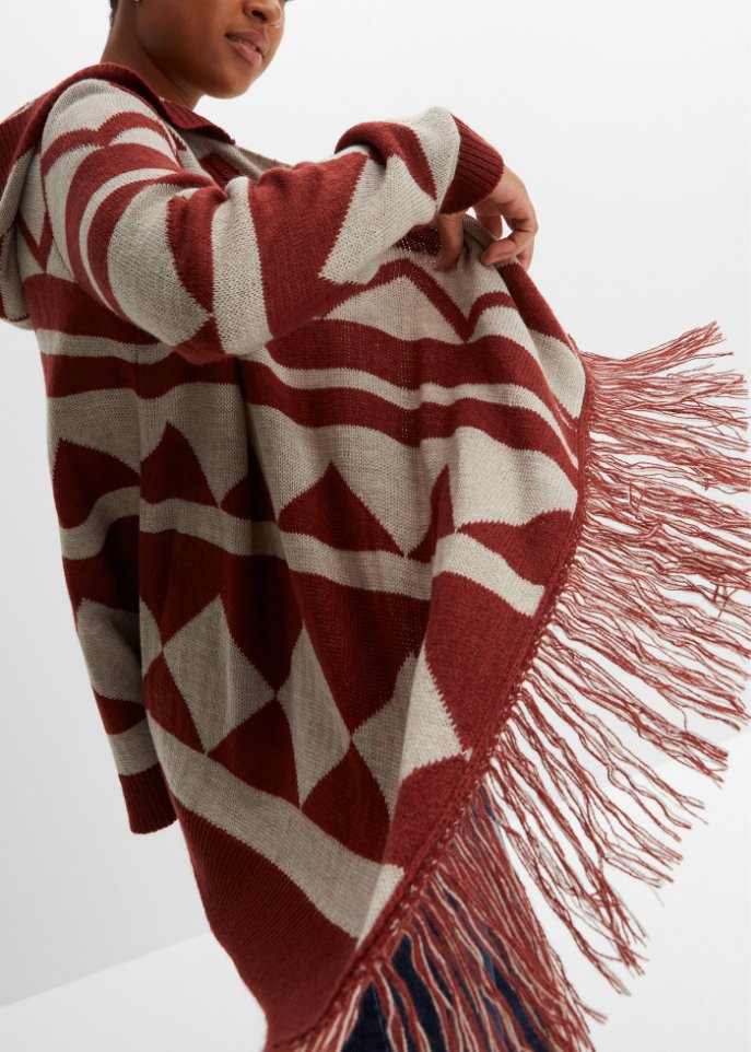 Strickjacke mit Muster