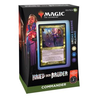 Magic the Gathering: Krieg der Brüder Commander Deck Display (4) (DE)