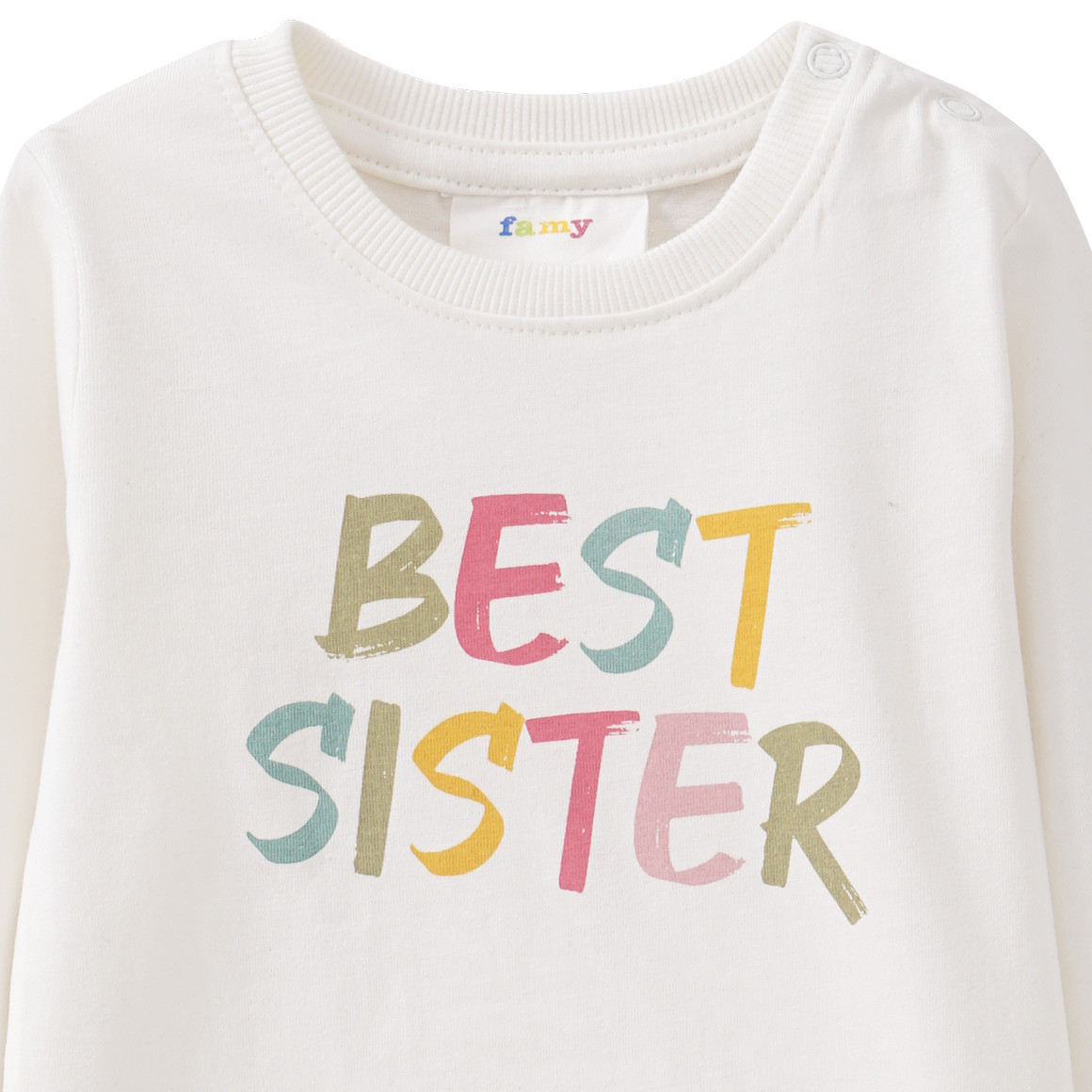 Baby Langarmshirt mit Message-Print