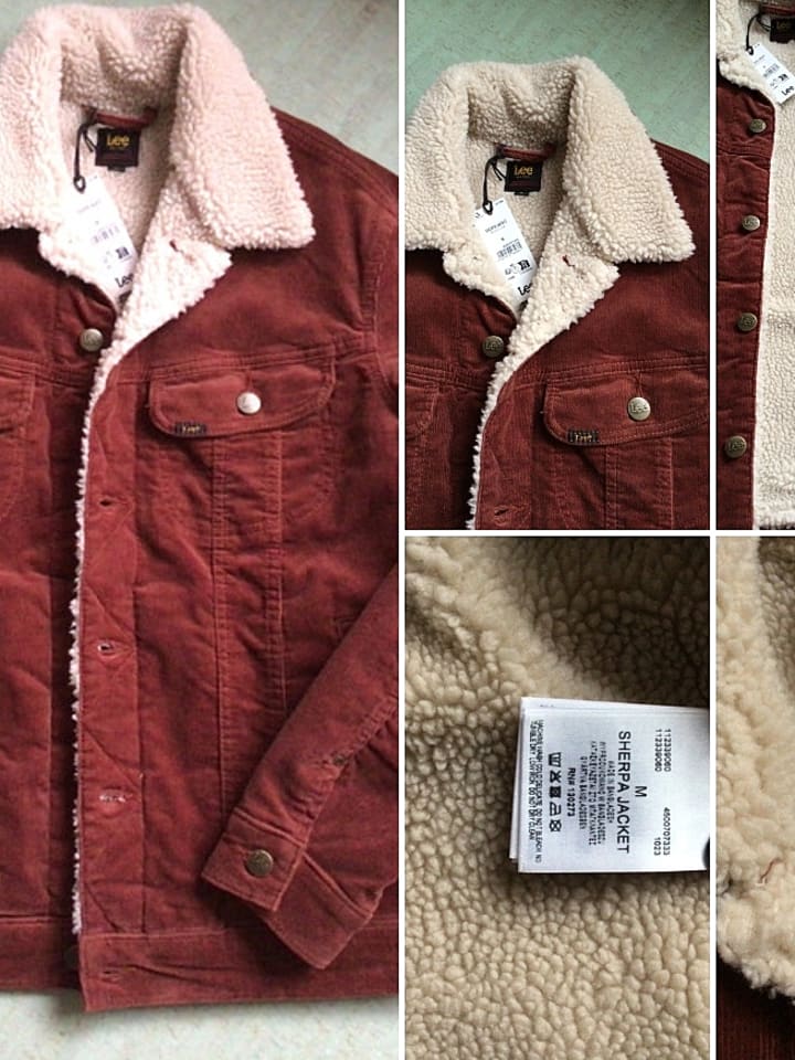 Lee Übergangsjacke in Rostrot günstig kaufen M