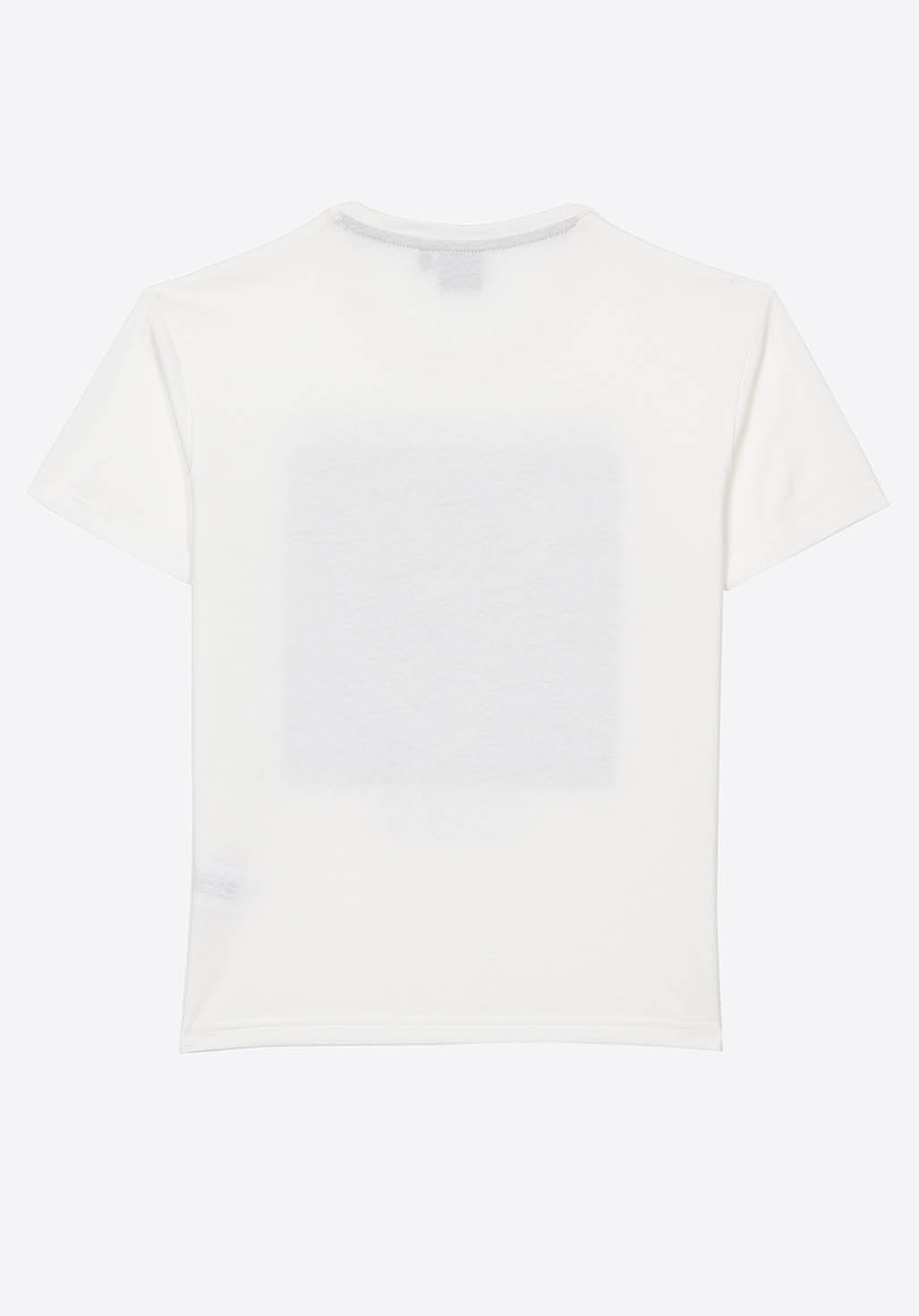 PONGA  T-shirt blanc tigre Garçon en 100% coton