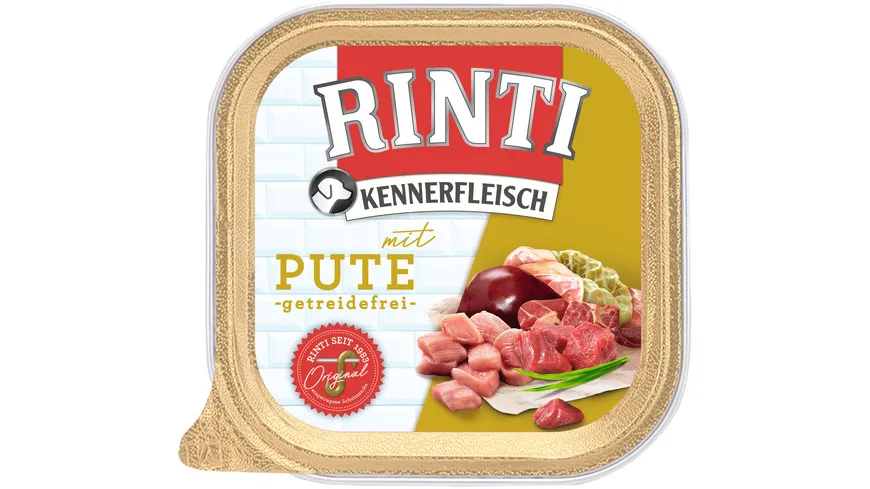 RINTI Hundenassfutter Kennerfleisch Pute 300 g