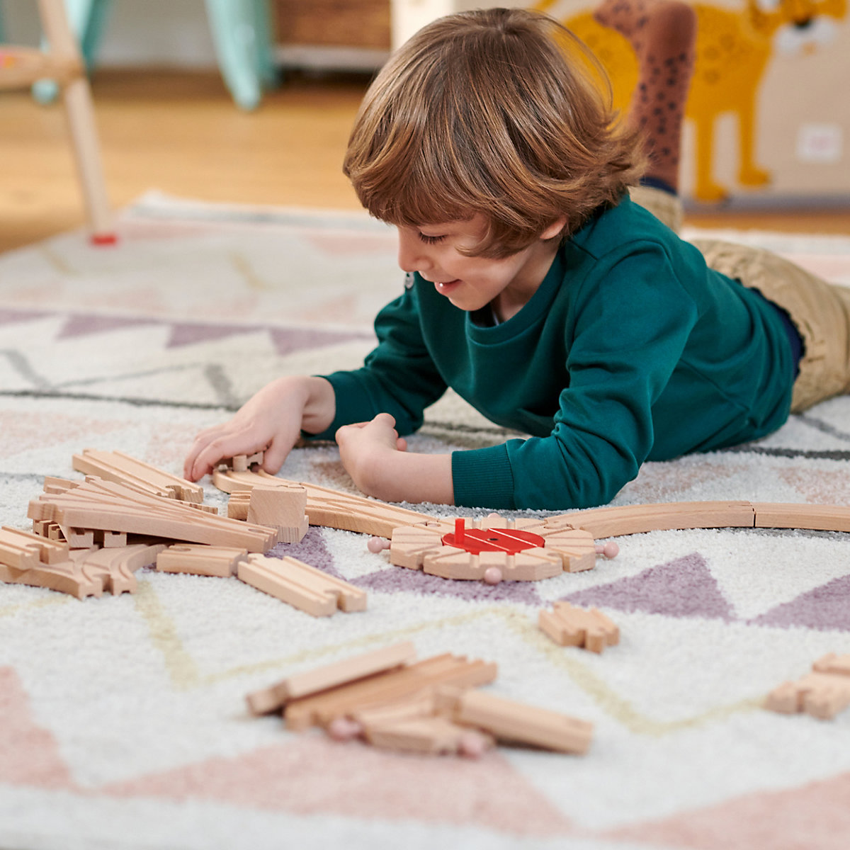 Holzschienen-Set, 31 tlg.