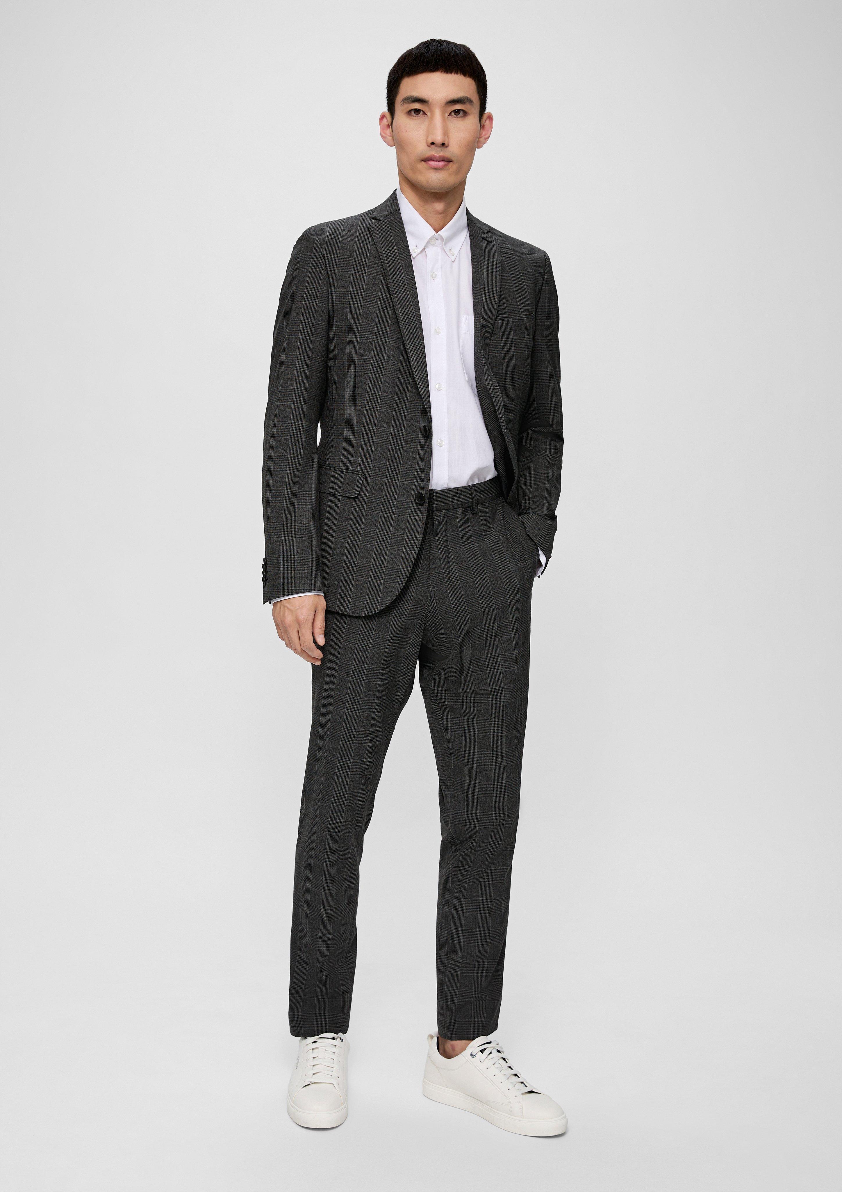 Slim: Hose aus Viskosemix  2137146-98N3