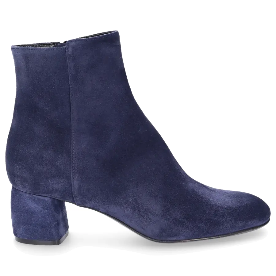 AGL Attilio Giusti Leombruni - Klassische Stiefeletten D140530 Veloursleder - blau