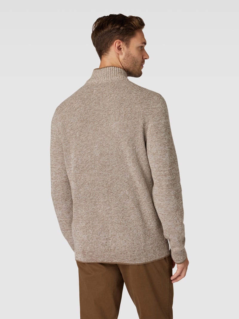 Troyer in melierter Optik in beige
